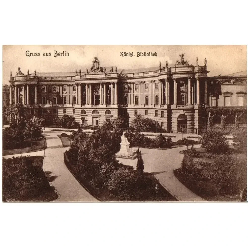 Gruss Aus Berlin Königl. Bibliothek Postcard